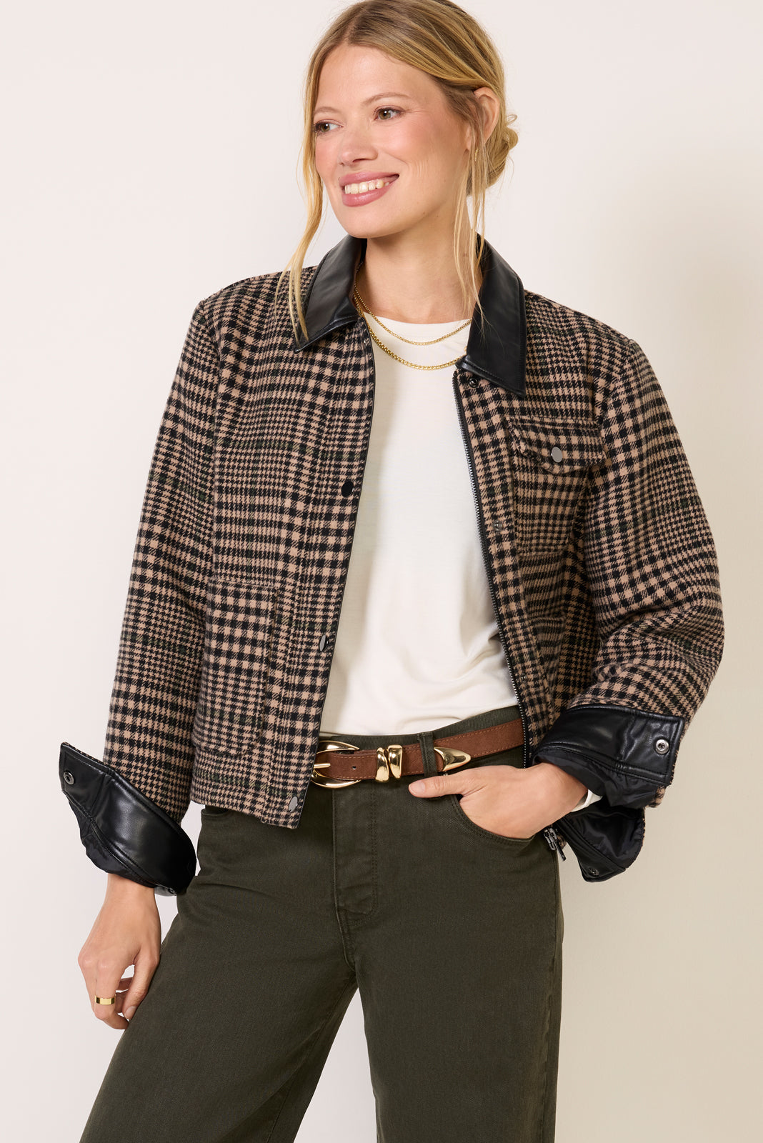 Dakota Plaid Wool Jacket