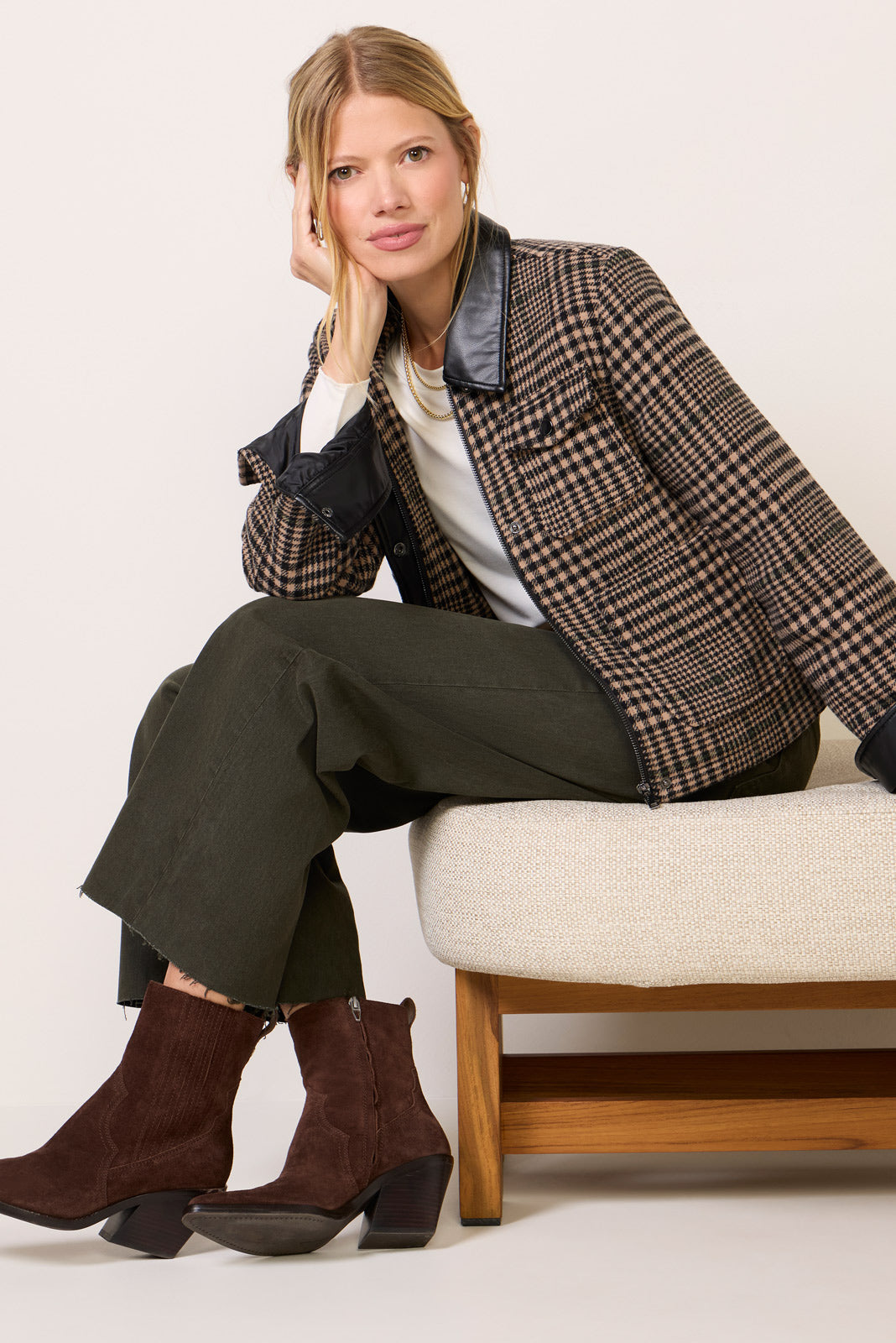 Dakota Plaid Wool Jacket
