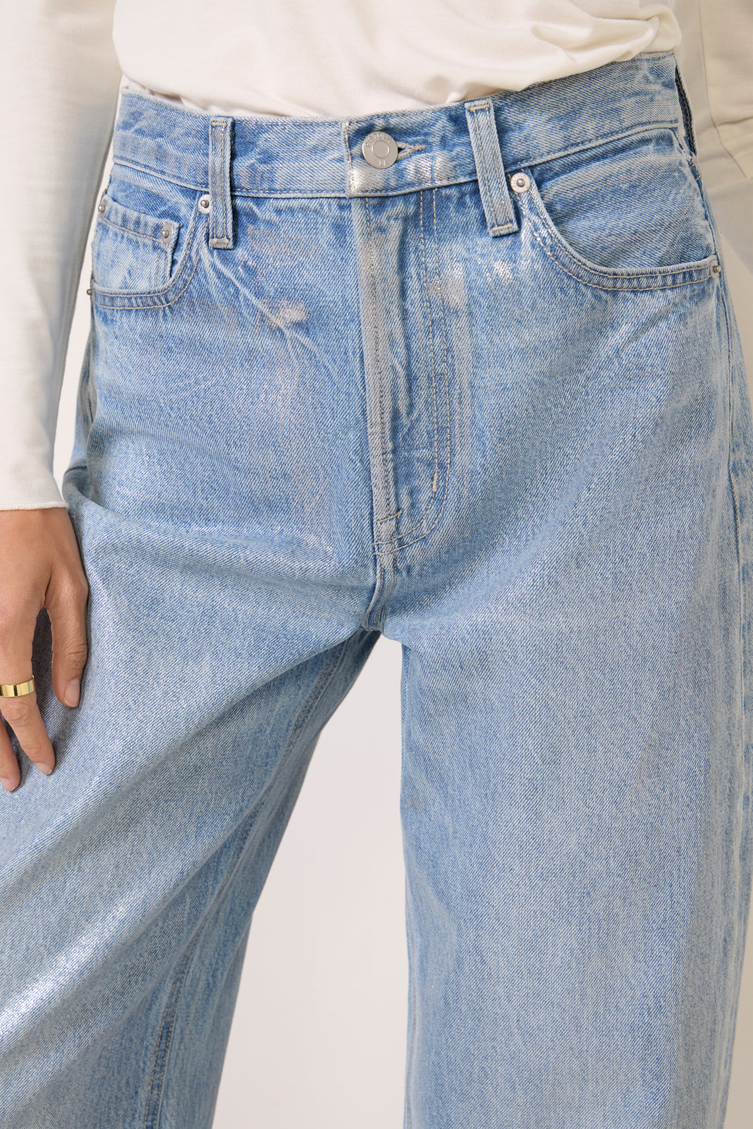 Wes Sparkle Barrel Jean