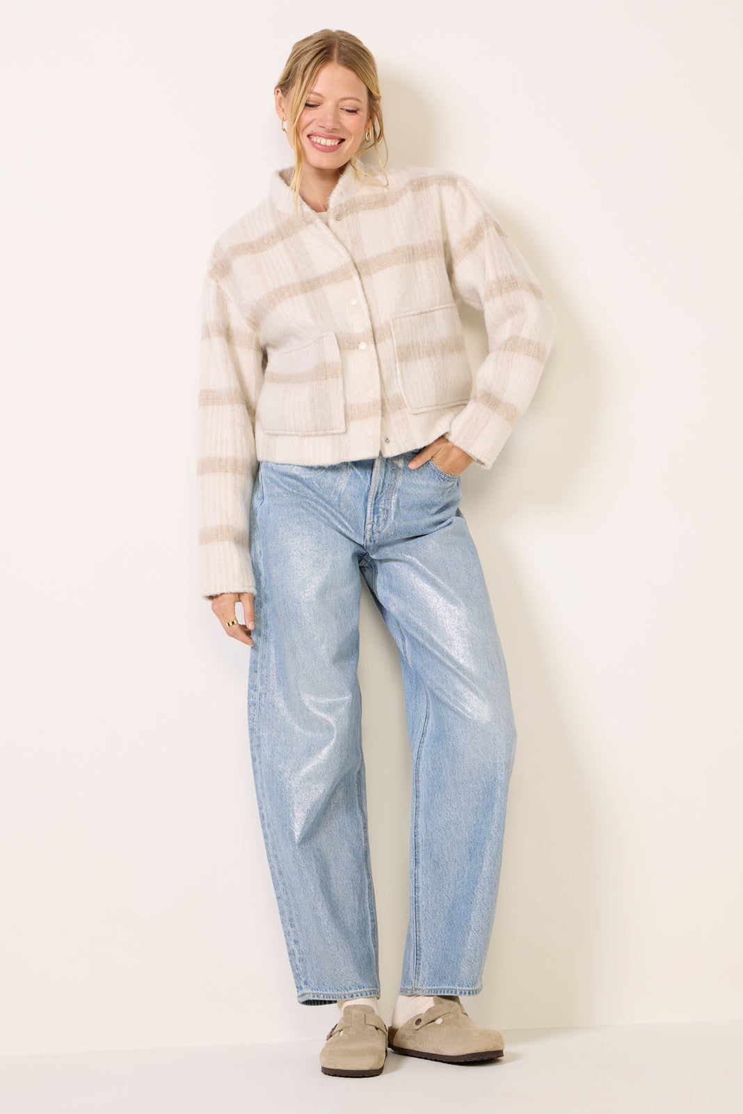 Wes Sparkle Barrel Jean