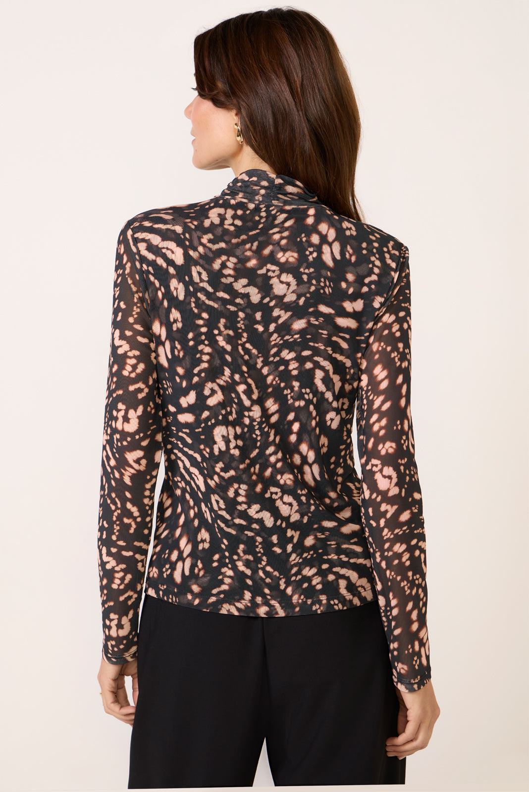 Long Sleeve Mesh Top