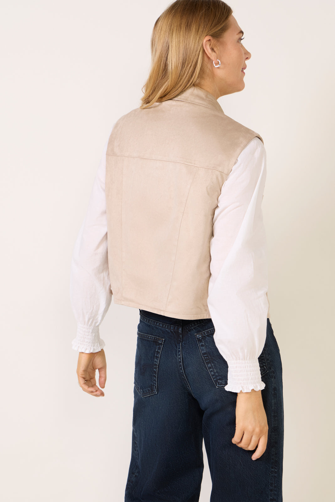 Reagan Faux Suede Vest