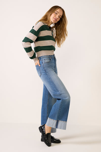 Pistola Donny Rolled Hem Boyfriend Jean: Heartfelt main image 1