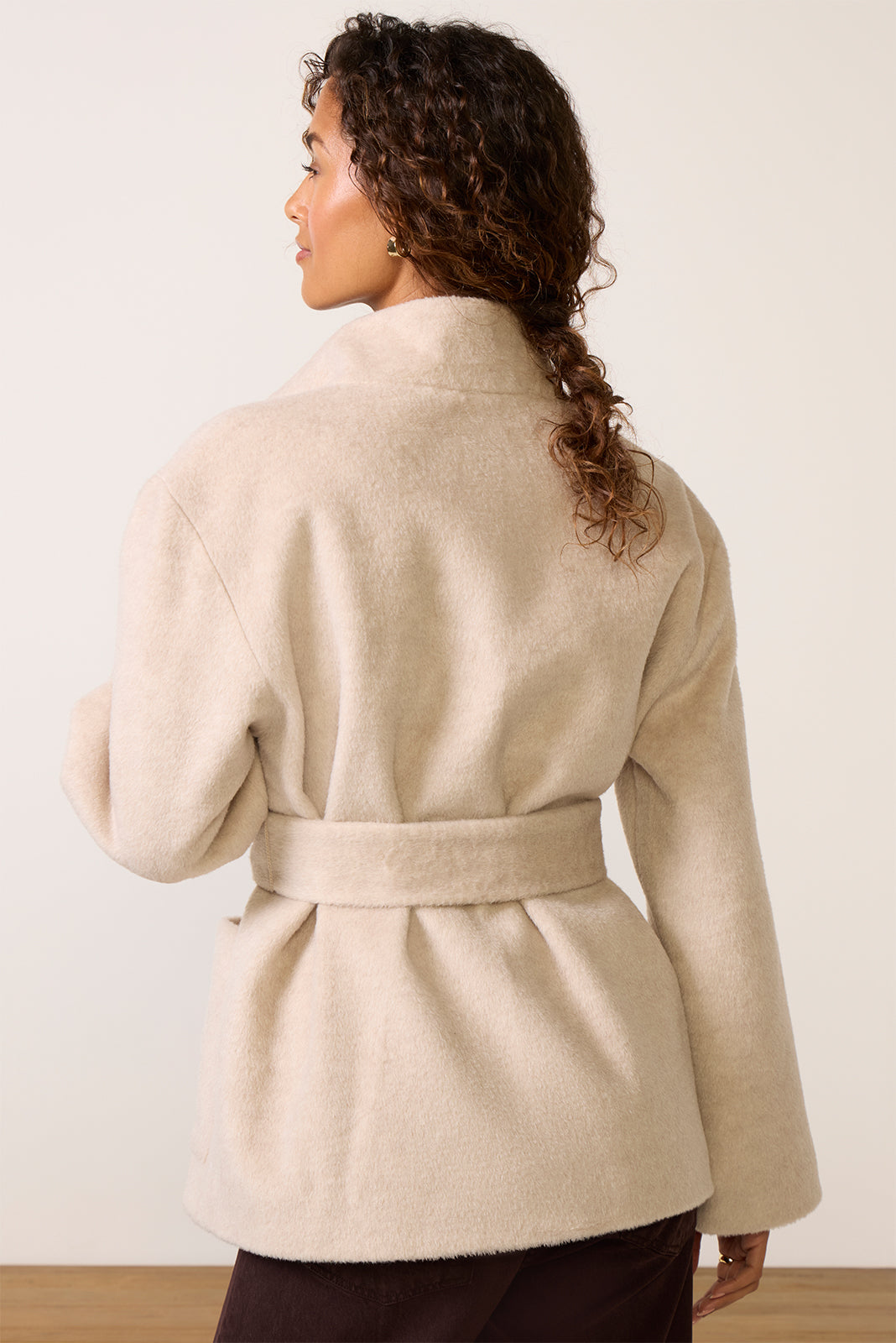 Bundled Wool Coat