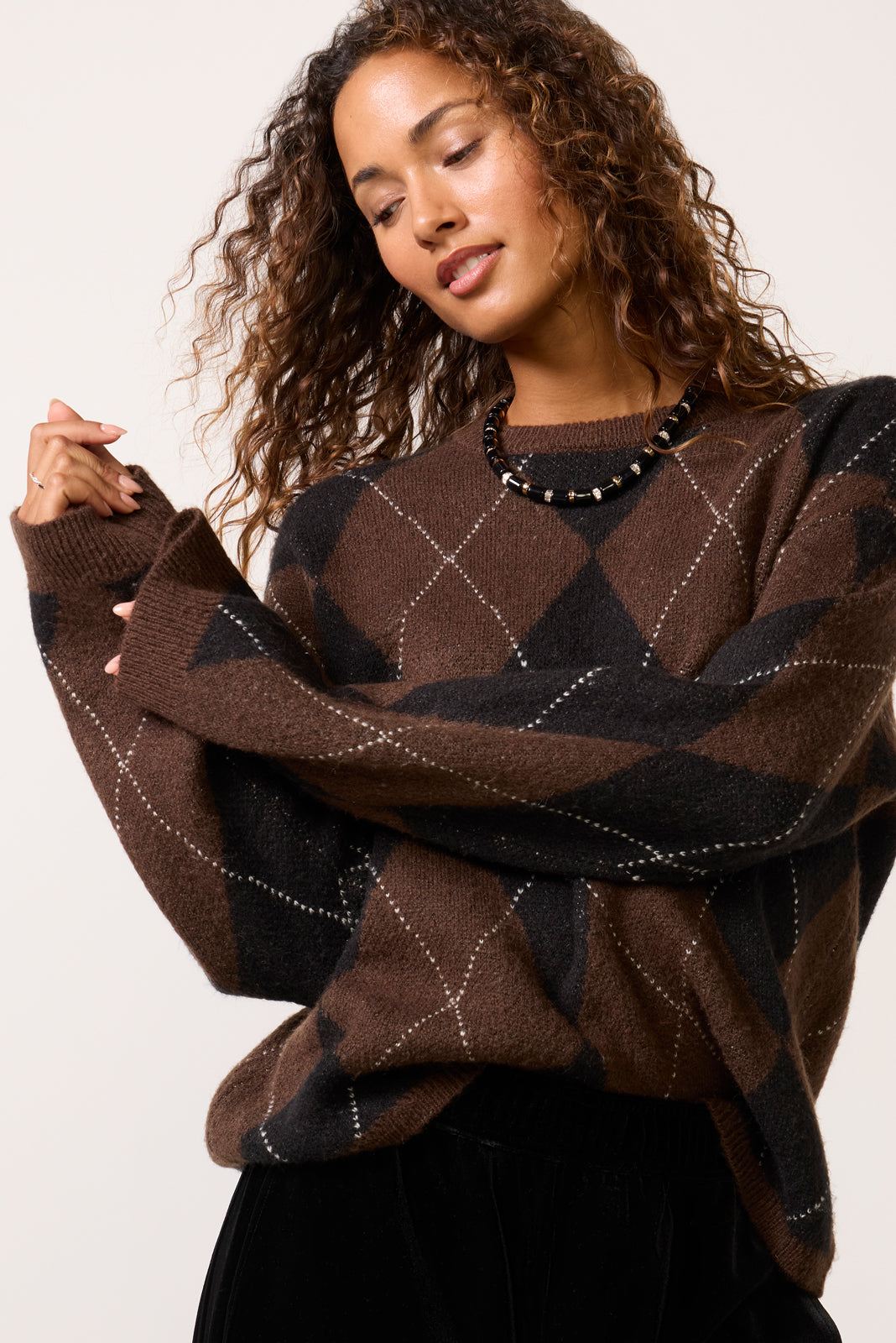 Argyle Pullover