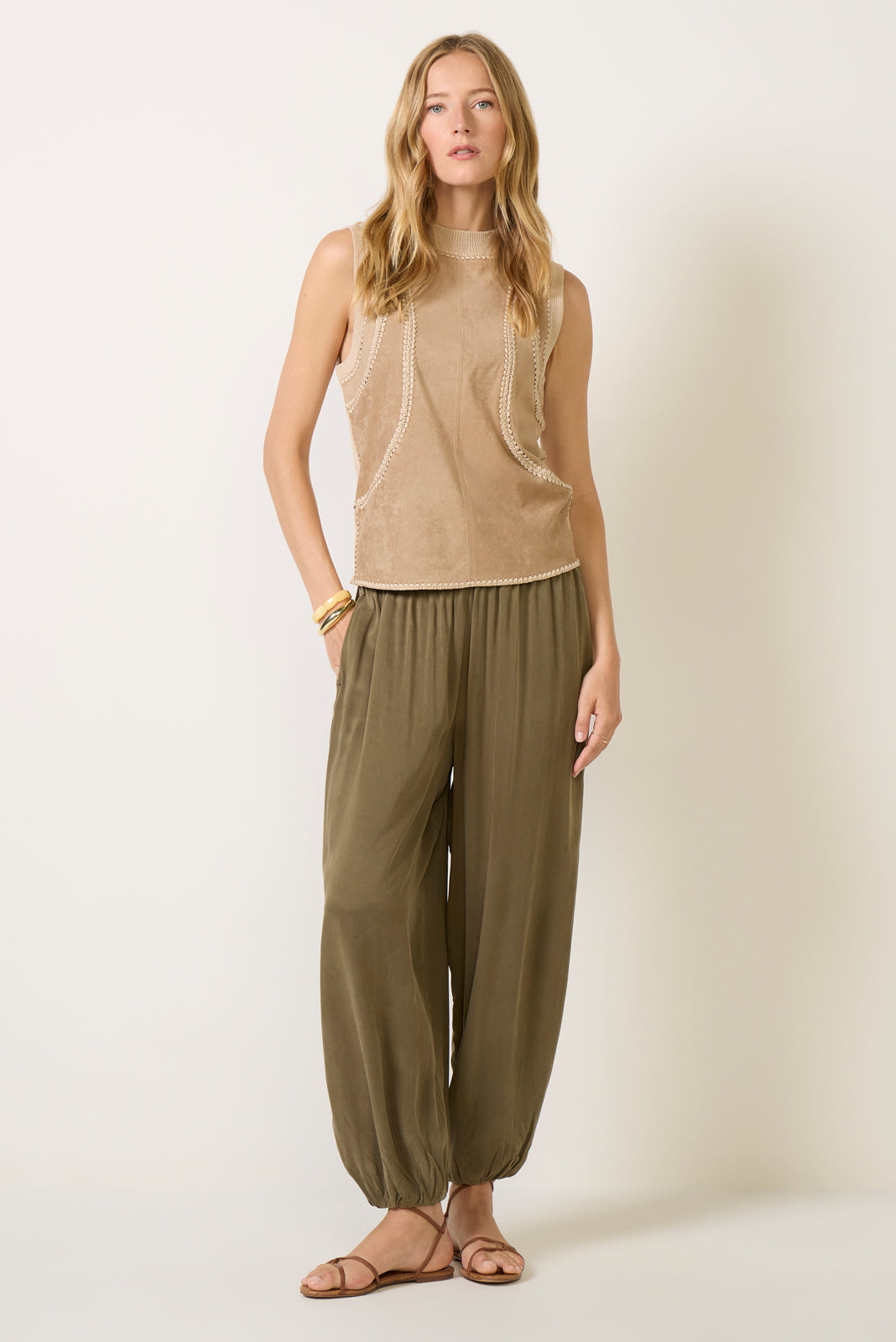 Mora Faux Suede Top