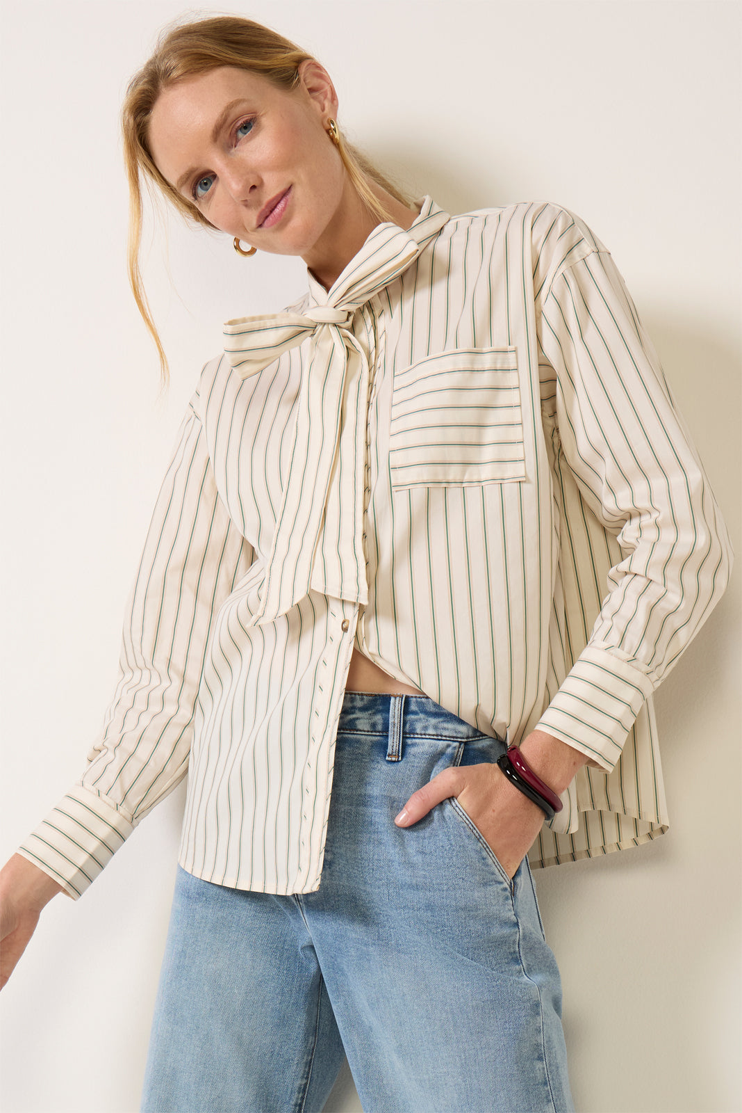 Danica Oversized Stripe Shirt