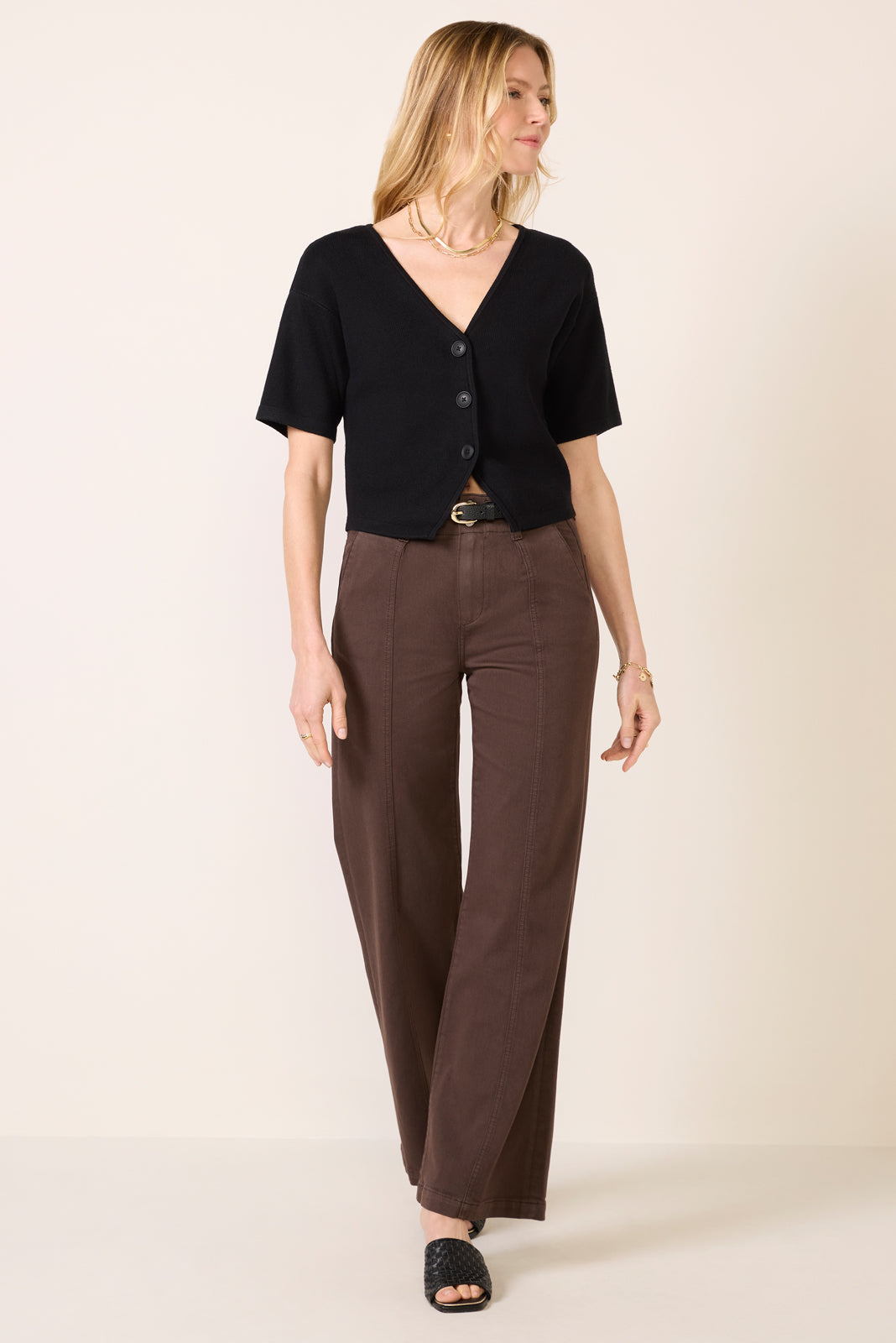 【SLOANE/スローン】 V NECK CARDIGAN Sloane Cashmere V-Neck - Heather Grey – One Grey Day