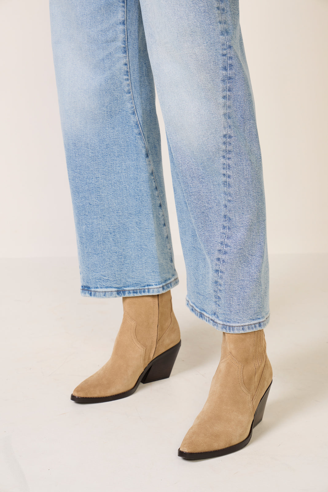 Kyra W/ Seaming Wide Leg Jean