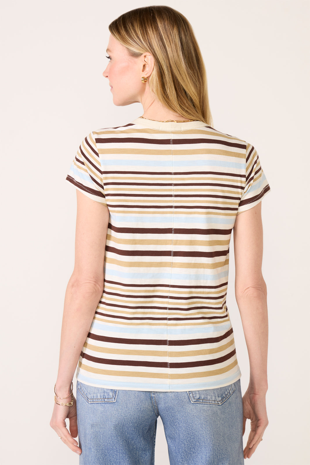 The Slub Stripe Tee