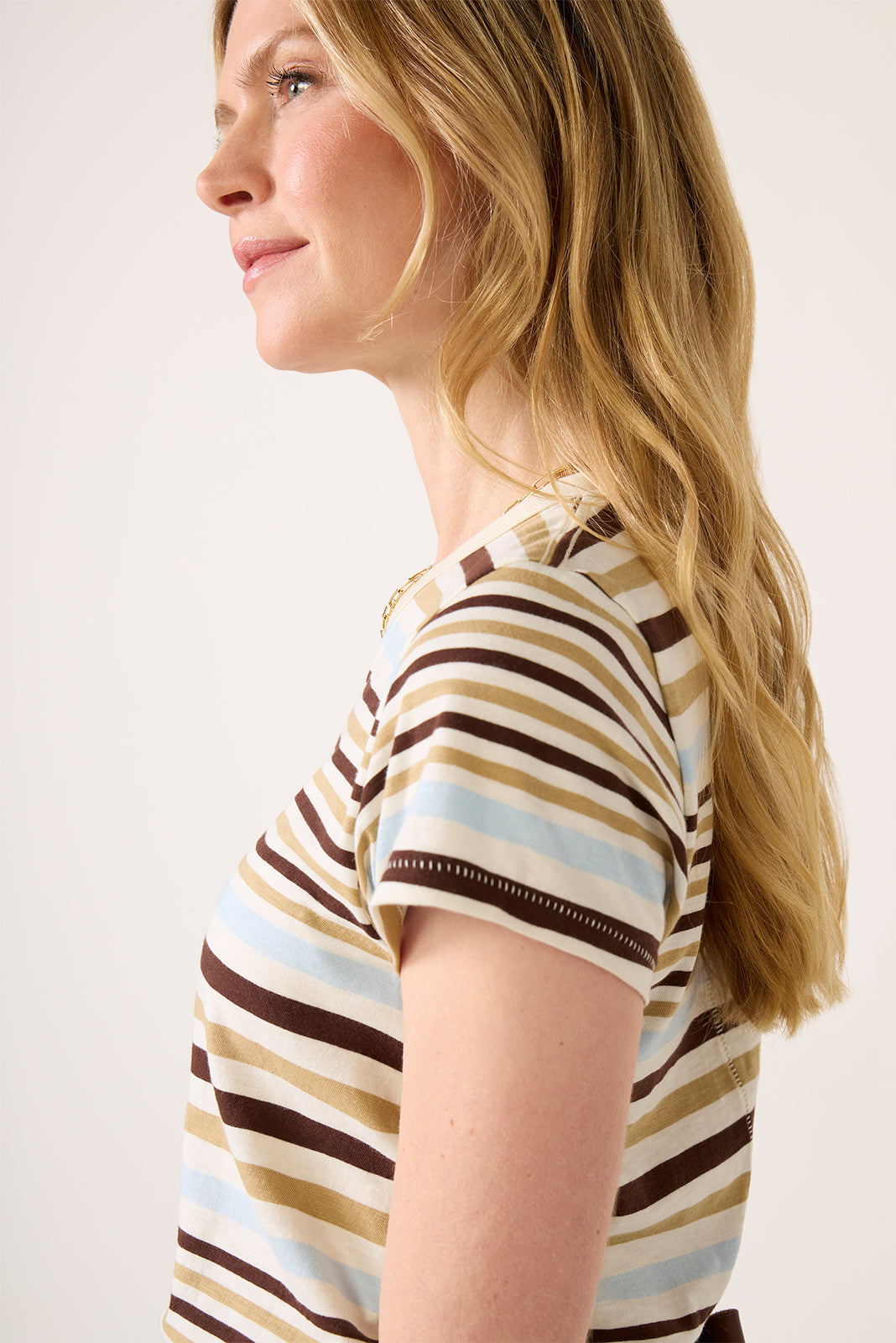 The Slub Stripe Tee