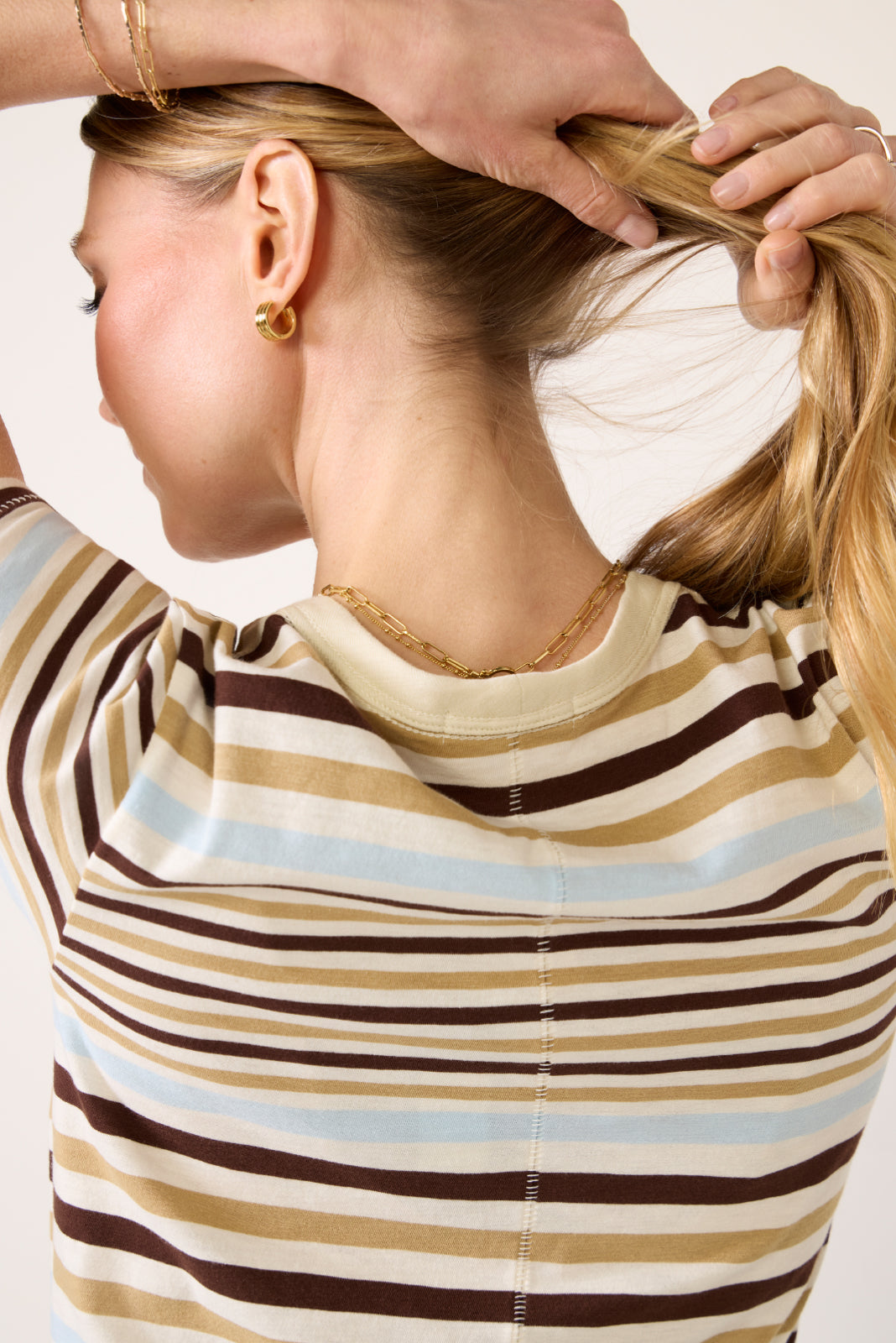 The Slub Stripe Tee