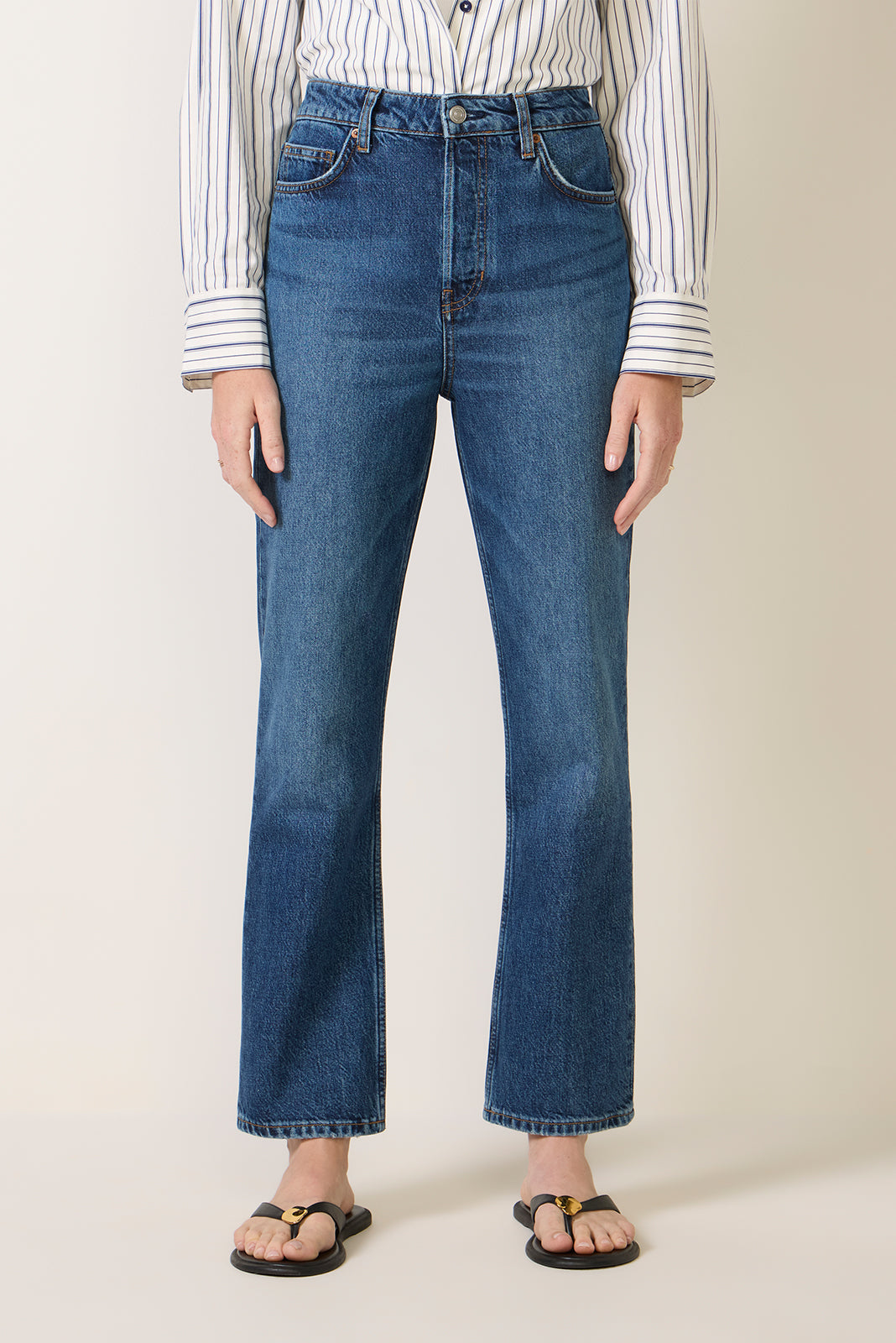Cynthia High Rise Straight Jeans