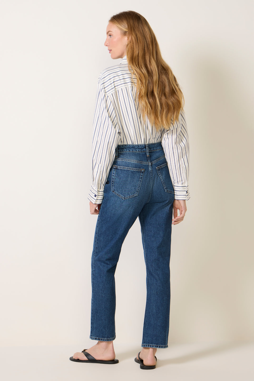 Cynthia High Rise Straight Jeans