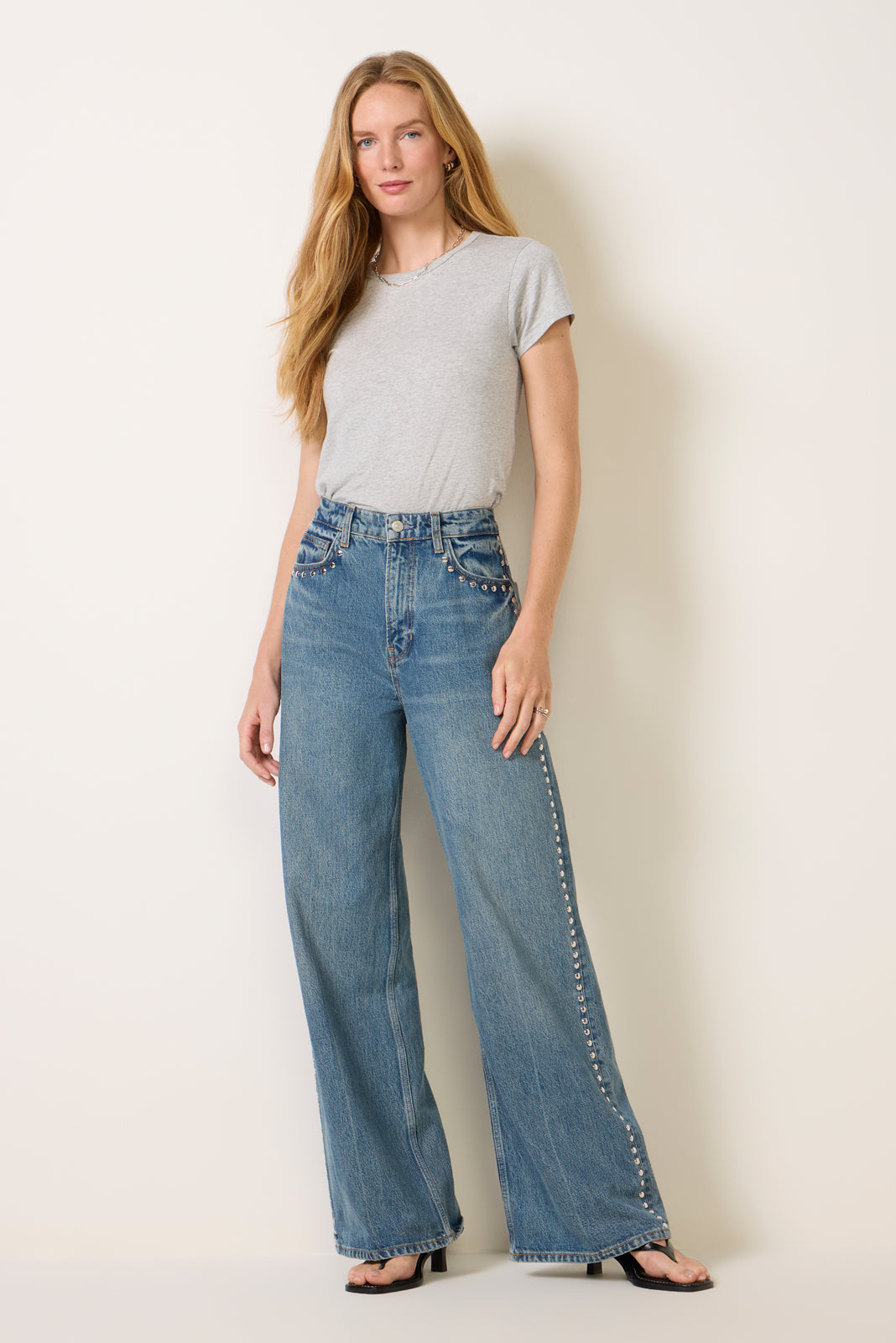 Cary High Rise Slouchy Wide Leg Jeans