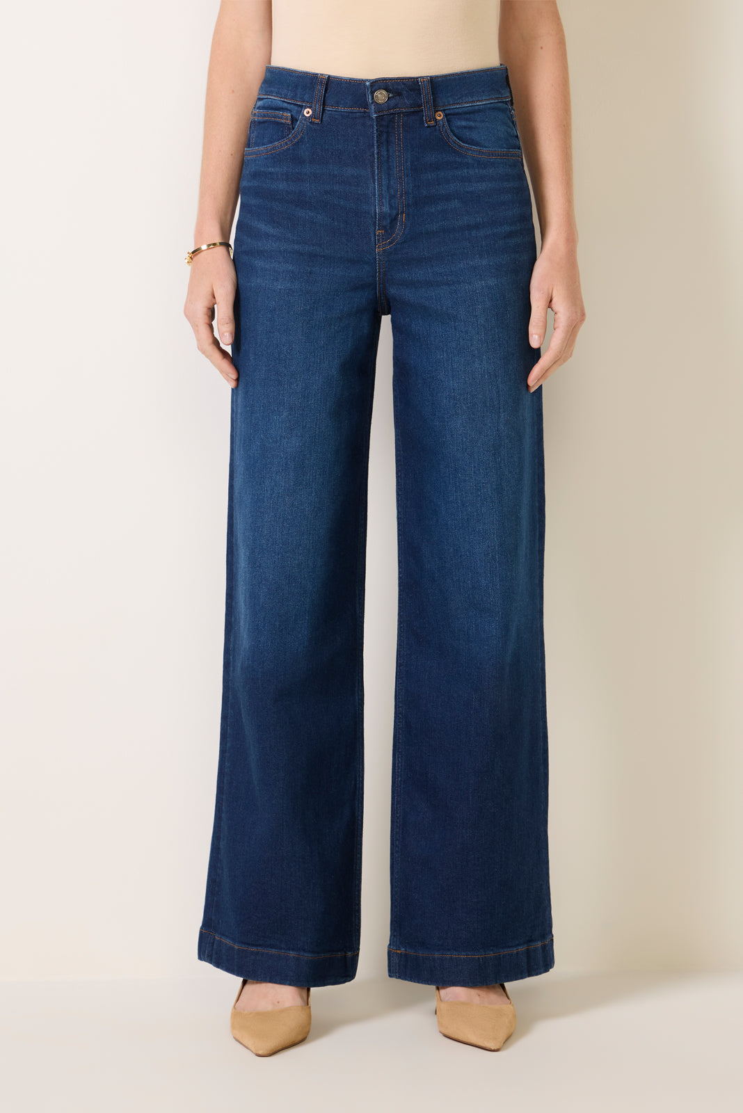Bex Super Stretch High Rise Wide Leg Jean