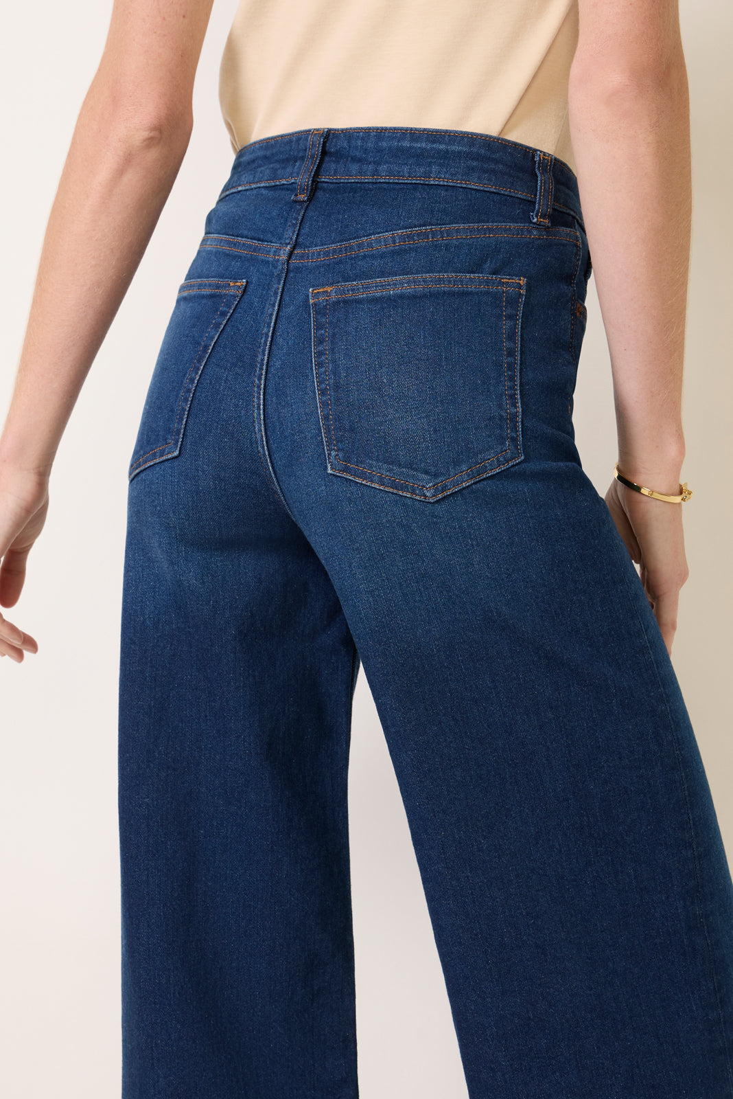Bex Super Stretch High Rise Wide Leg Jean