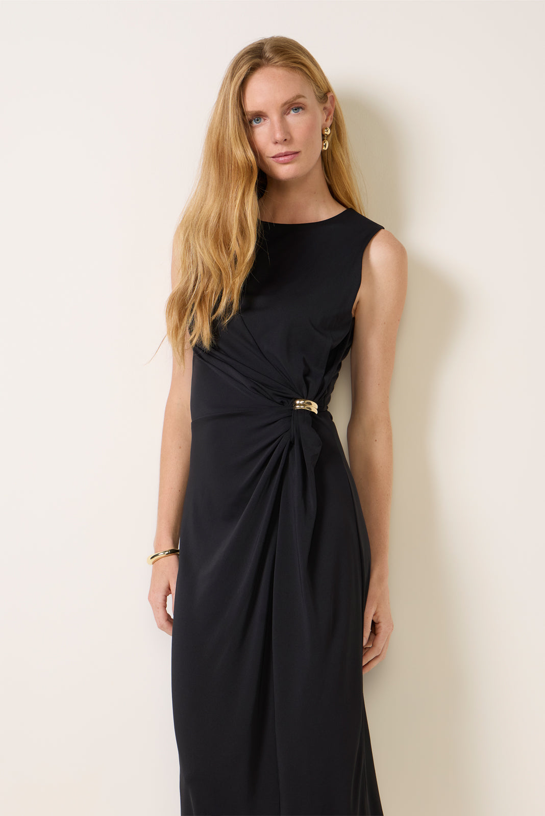 Presley Knot Waist Midi Dress