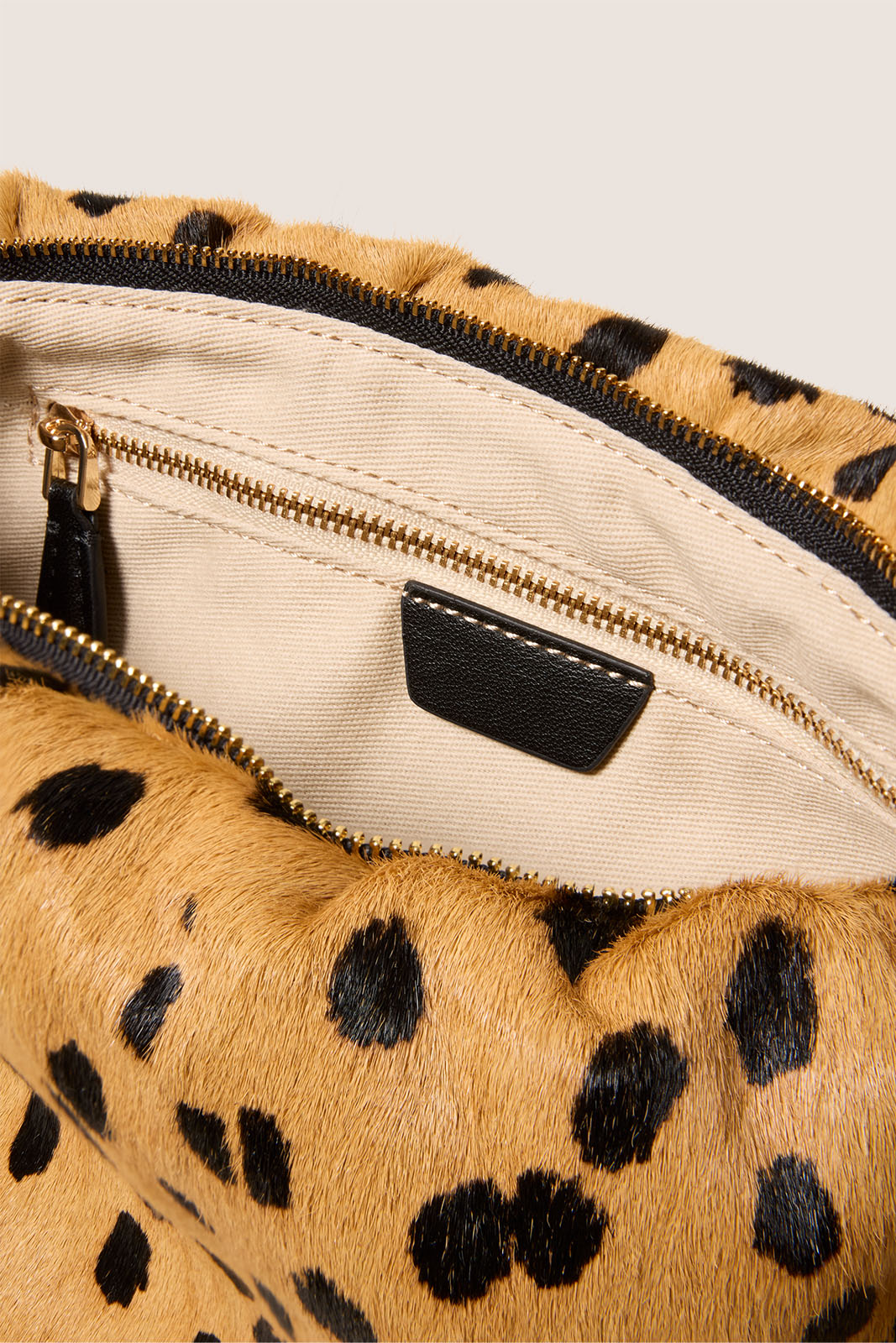 Tate Leopard Clutch