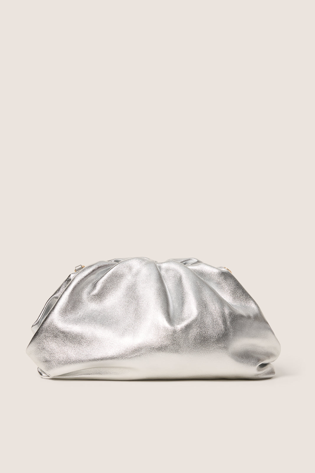Ryan Metallic Leather Clutch