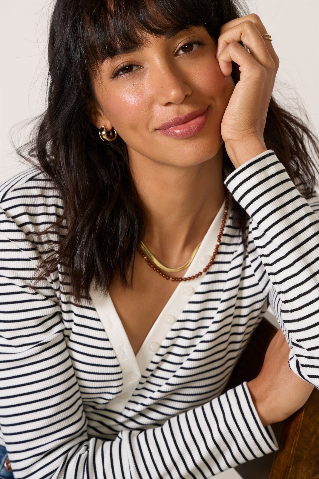 Kaya Puff Sleeve Henley