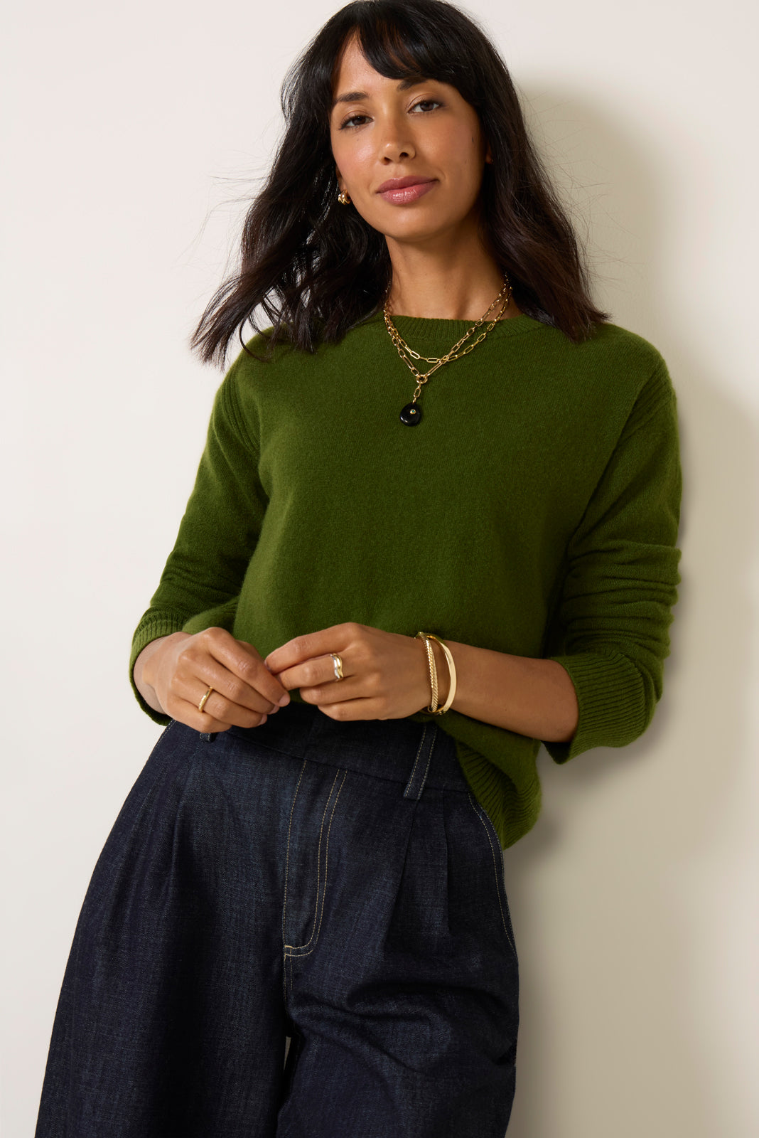 Minka Long Sleeve Cashmere Sweater