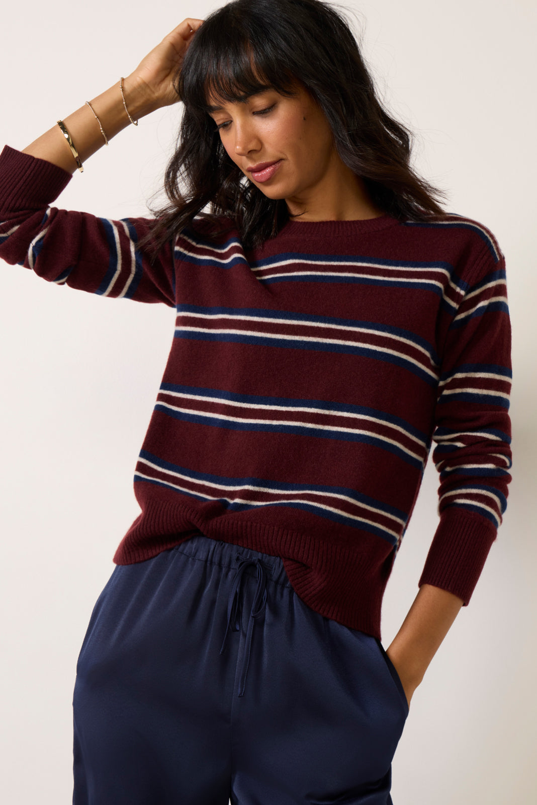Minka Long Sleeve Cashmere Sweater