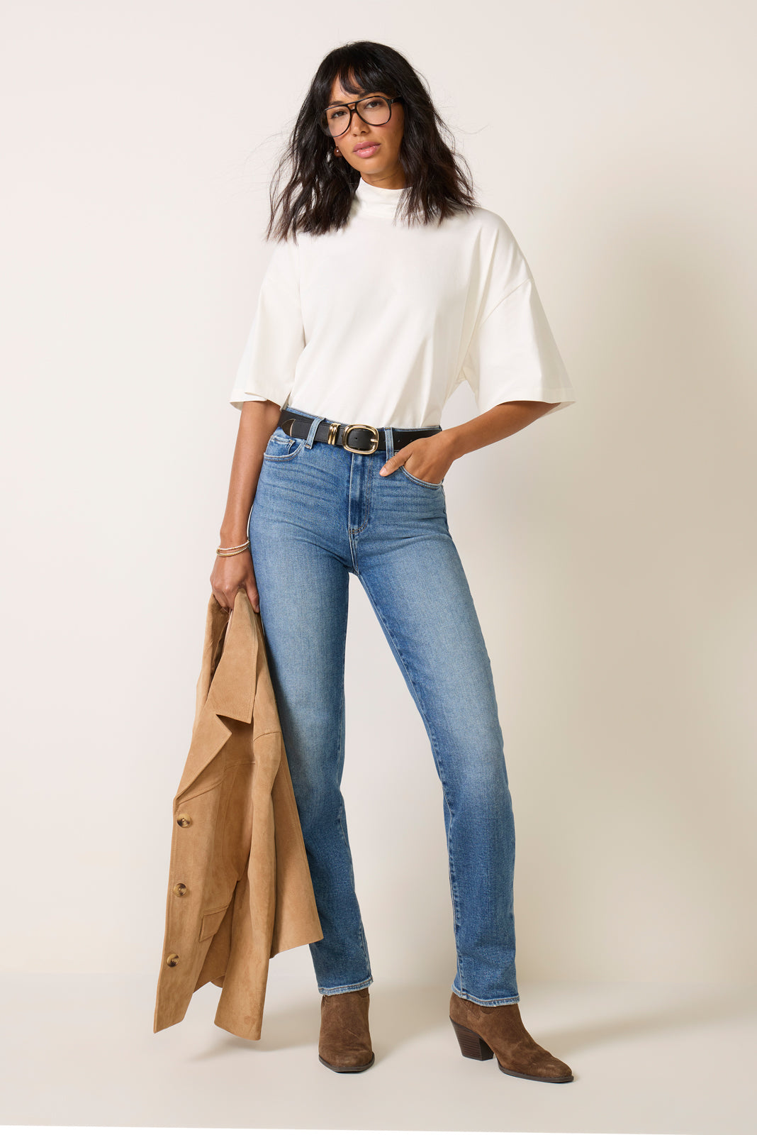 Josie Relaxed Mockneck Tee