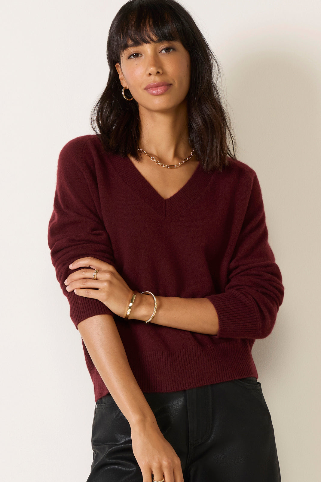 Juliet Cashmere V Neck Sweater