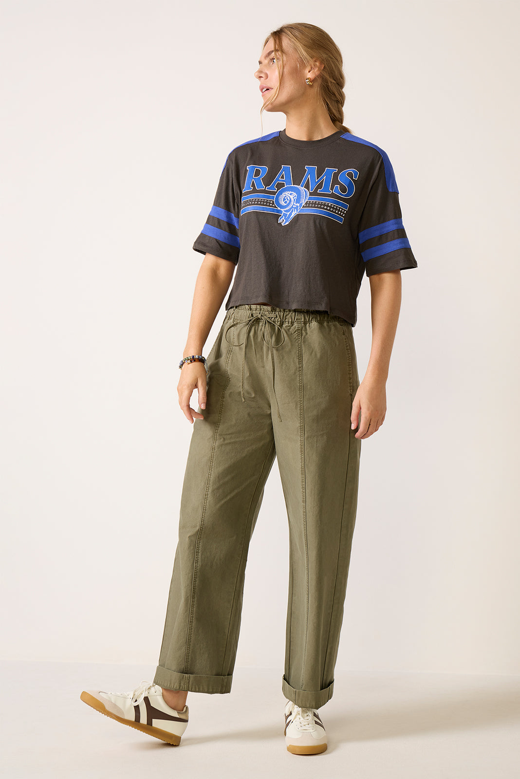 Rams Bling Crop Tee