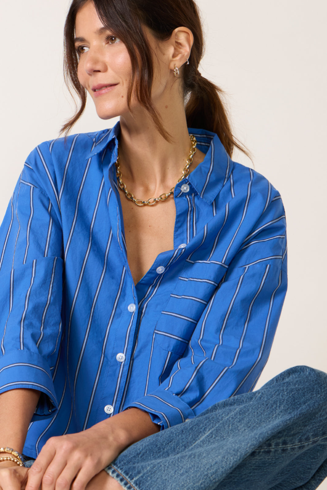 Aiden Crop Shirt