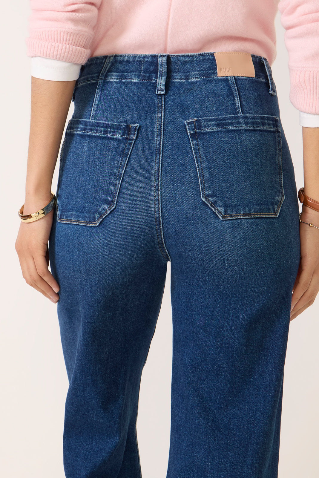 Anessa 31` W/ Welt Utility Pocket Wide Leg Jean