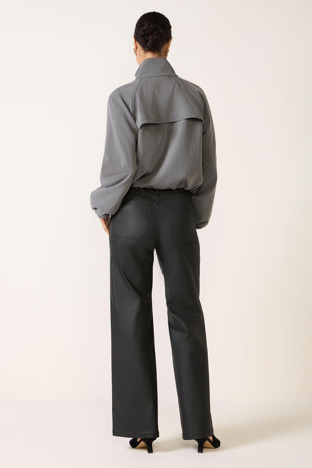 Jodi Coated Straight Pant