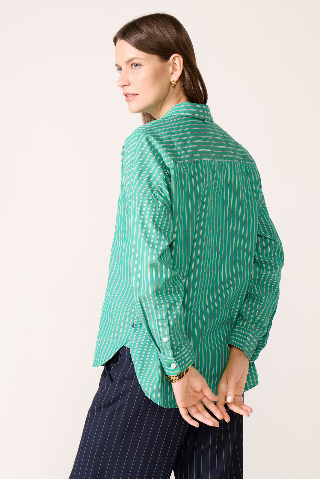 ジャケット・アウター YOKE PIN STRIPE SLEEPING SHIRT JACKET YOKE PIN STRIPE SLEEPING SHIRT JACKET