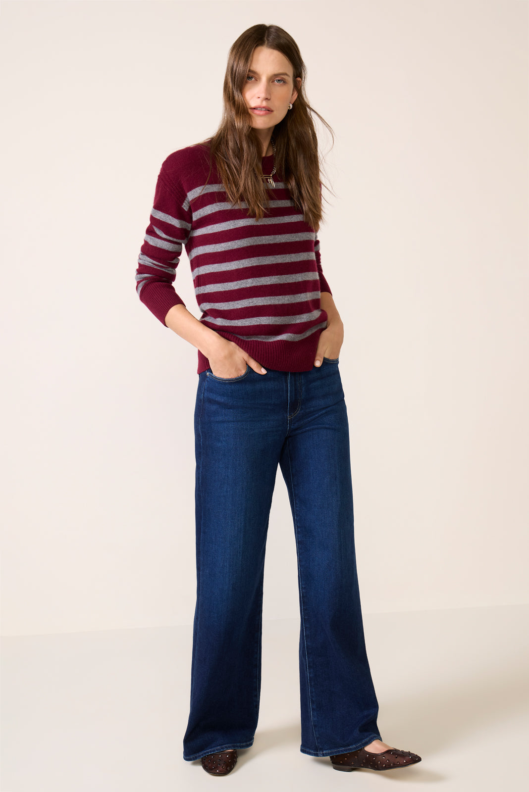 Minka Long Sleeve Cashmere Sweater