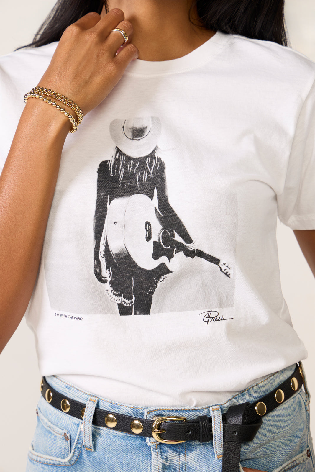 I`m With The Band Mushie Tee