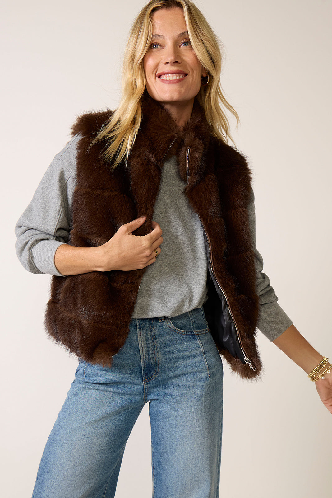 Meghan Mink Vest
