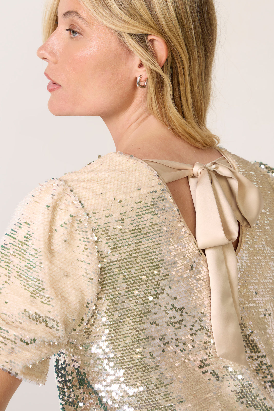 Grace Sequin Bubble Top