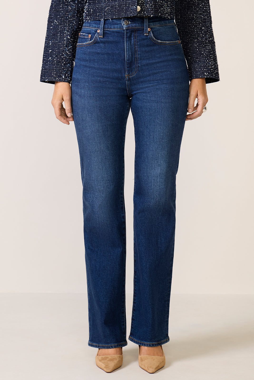 Evie High Rise Slim Bootcut Jean