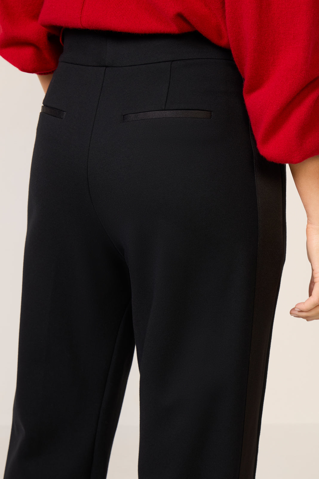 Ponte Pleated Trouser