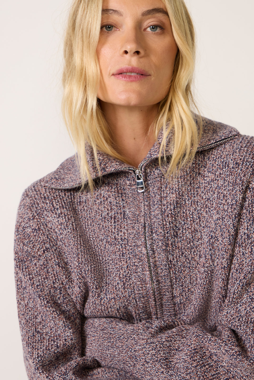 Enrico Zip Through Knit Jacket