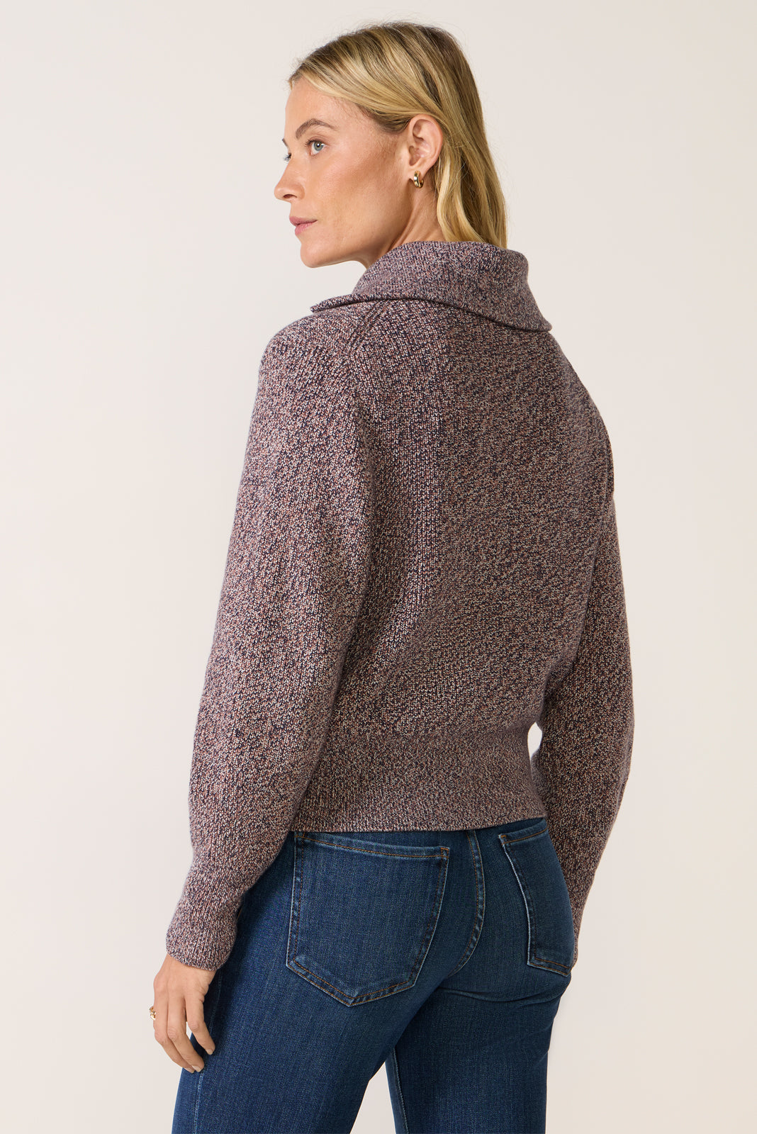 Enrico Zip Through Knit Jacket