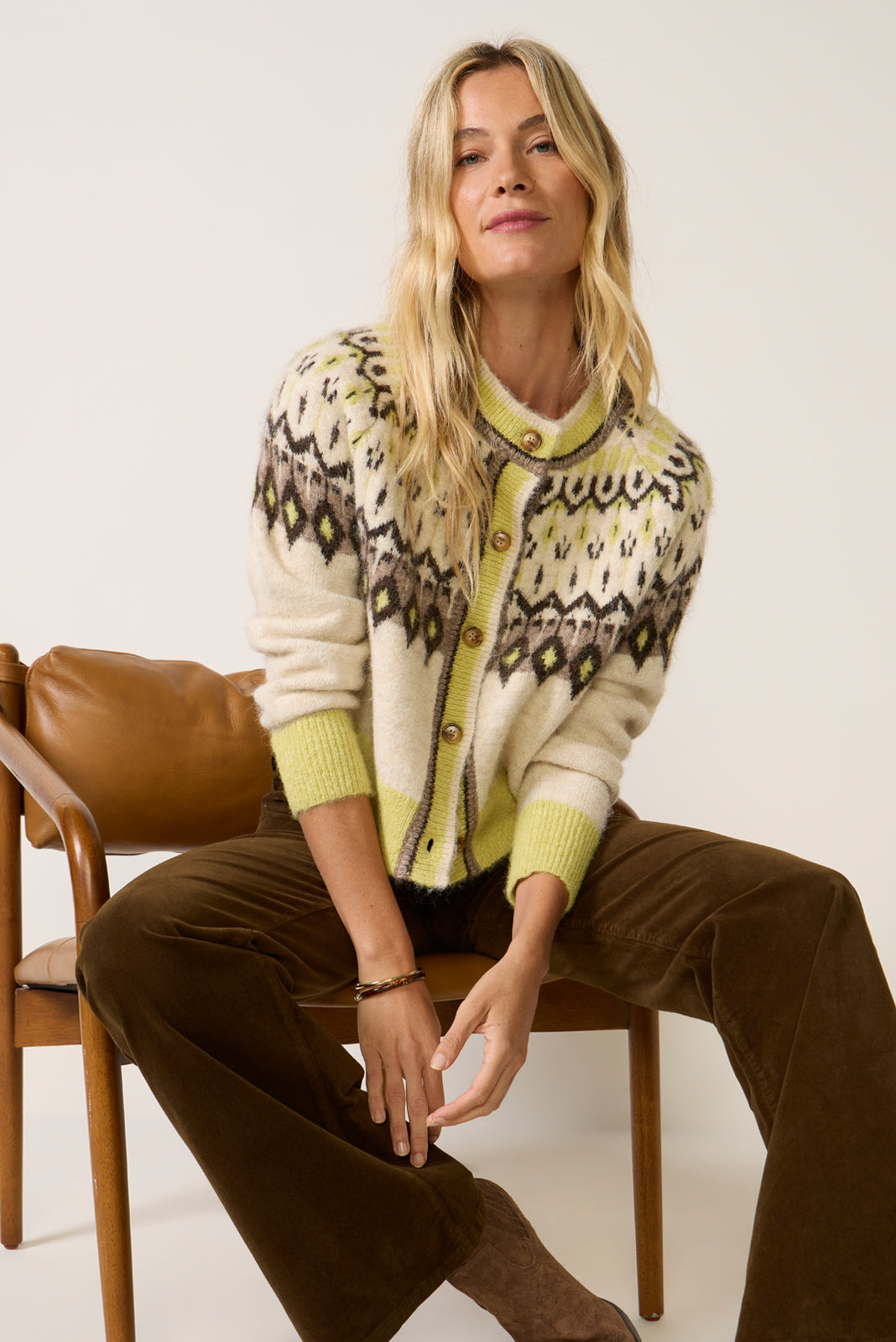 Quinn Fair Isle Cardigan