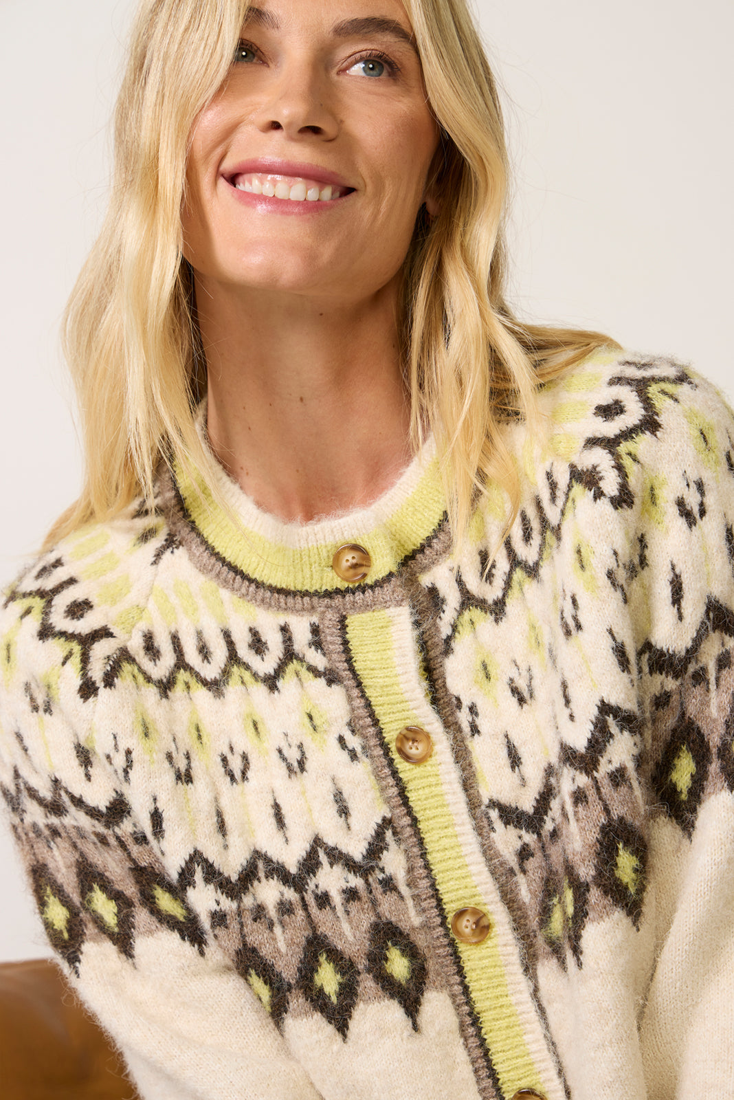 Quinn Fair Isle Cardigan