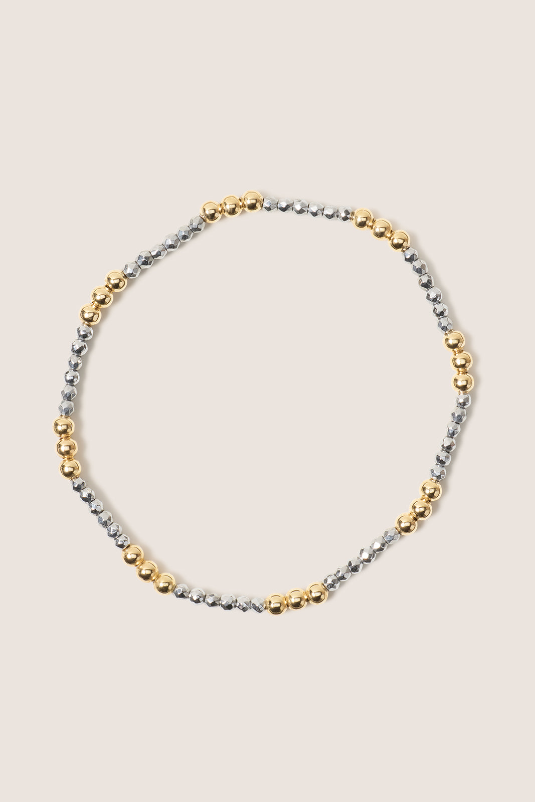 Joy Silver Hematite 2mm Bracelet