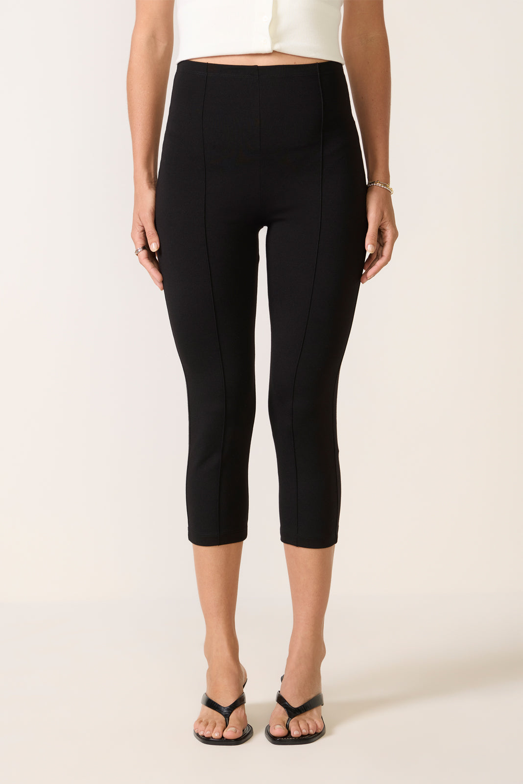 Ponte Knit Capri Pant