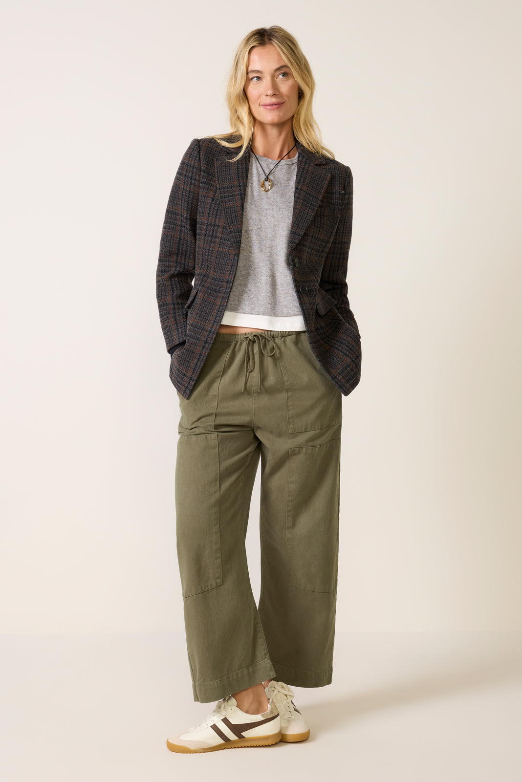 The Plaid City Blazer