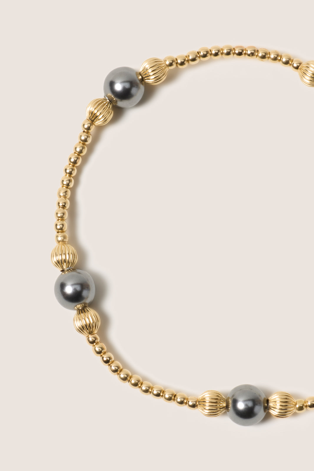 Purpose Pearl Dark Grey 6mm Dignity Bracelet