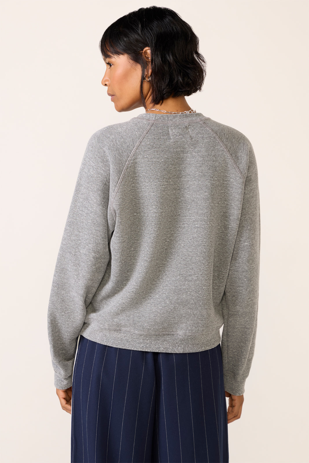 NYC Prep Raglan Crew Sweatshirt