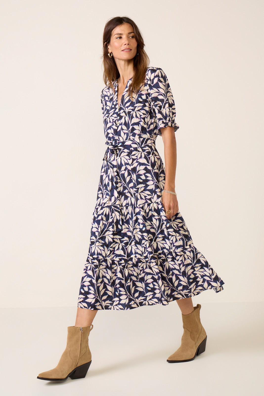 Eliana Printed Midi